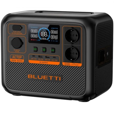 Зарядная станция Bluetti AC70P, 864 Wh 1000W