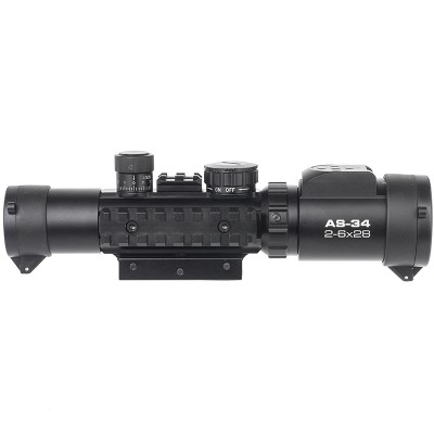 Оптичний приціл KONUS KONUSPRO AS-34 2-6x28 MIL-DOT IR