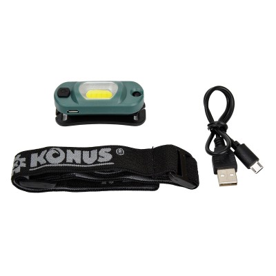 Фонарь налобный KONUS KONUSFLASH-6 USB Rechargeable