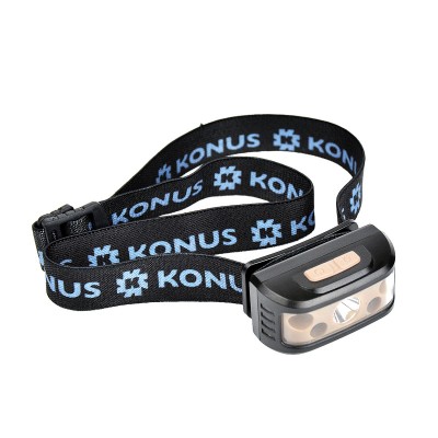 Фонарь налобный KONUS KONUSFLASH-7 (236 Lm) Sensor USB Rechargeable