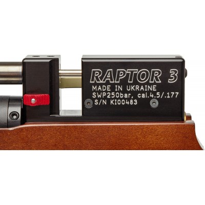 Винтовка пневматическая Raptor 3 Standard PCP кал. 4.5 мм. M-LOK. Коричневый (чехол в комплекте)