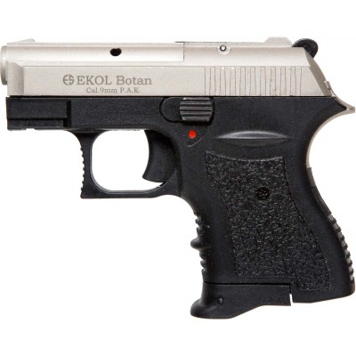 Пистолет стартовый EKOL BOTAN кал. 9 мм. Цвет - белый сатин/черный