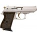 Пистолет стартовый EKOL LADY кал. 9 мм. Цвет - белый сатин с позолотой
