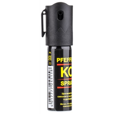 Газовий балончик Klever Pepper KO Spray спрей. Обсяг - 15 мл