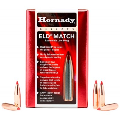 Куля Hornady ELD Match кал. 6.5 мм маса 140 гр (9.1 г) 100 шт