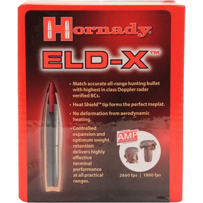 Куля Hornady ELD-X кал. 6.5 мм маса 143 гр (9.3 г) 100 шт