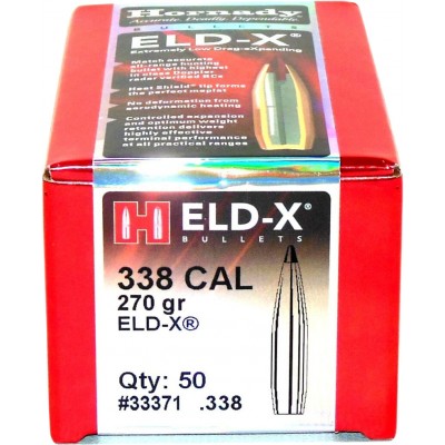 Куля Hornady ELD-X кал. 338 270 гр/17,5 г. 50 шт