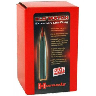 Пуля Hornady ELD Match кал. 7 мм (.284) масса 162 гр (10.5 г) 100 шт