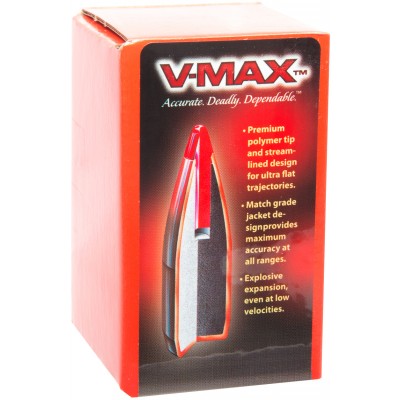 Куля Hornady V-Max кал. 6 мм (.243) маса 87 гр (5.6 г) 100 шт