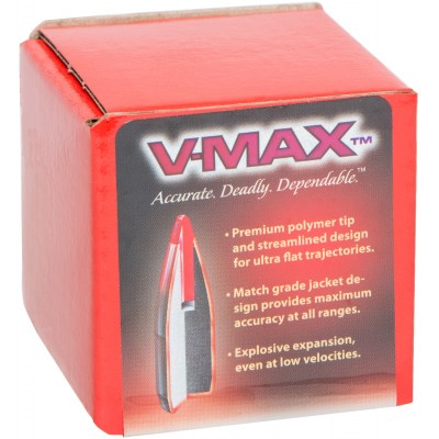 Пуля Hornady V-Max кал.224 масса 53 гр (3.4 г) 100 шт