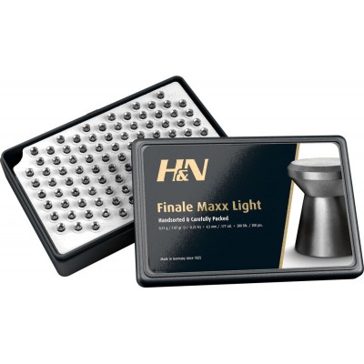 Пули пневматические H&N Finale Maxx Light. Кал. 4.5 мм. Вес - 0.51 г. 200 шт/уп 