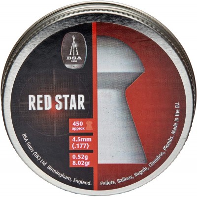 Кулі пневматичні BSA Red Star. Кал. 4.5 мм