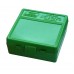 Коробка для патронів MTM кал. 7,62x25; 5,7x28; 357 Mag. Кількість - 100 шт. Колір - зелений