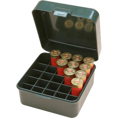 Коробка MTM Dual Gauge Shotshell Case 3.5" на 25 патронов кал. 12/89. Цвет – зеленый