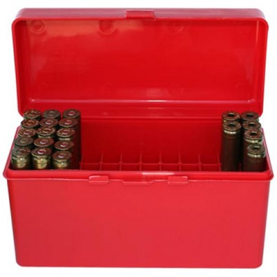 Коробка MTM RM-60 на 60 патронів кал..22-250 Rem;.243 Win; 7,62x39 і.308 Win. Колір - червоний.
