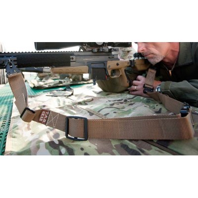 Ремень ружейный AI TAB Rifle с крючками. Цвет - коричневый