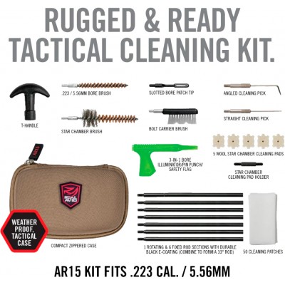 Набір для чистки Real Avid AR-15 Gun Cleaning Kit