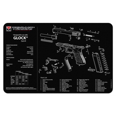 Коврик для оружия Tekmat Glock Gen4