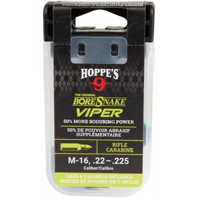 Протяжка Hoppe`s Bore Snake Viper для кал.22-.223 c бронзовими ершами