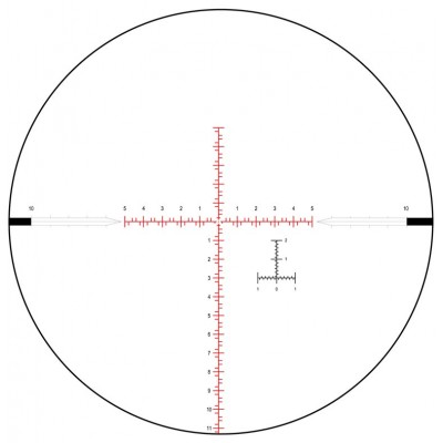 Приціл Nightforce NX8 2.5-20x50 F1 ZeroS Dig PTL. Сітка Mil-C з підсвіткою