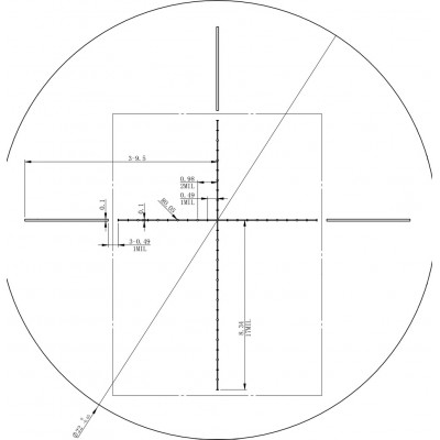 Прицел XD Precision 3-12x50 SF сетка HMD с подсветкой