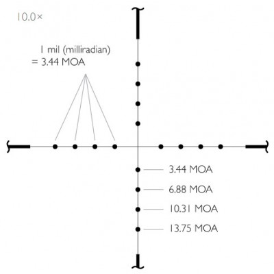 Приціл оптичний Hawke Vantage 3-9x40 сітка Mil Dot