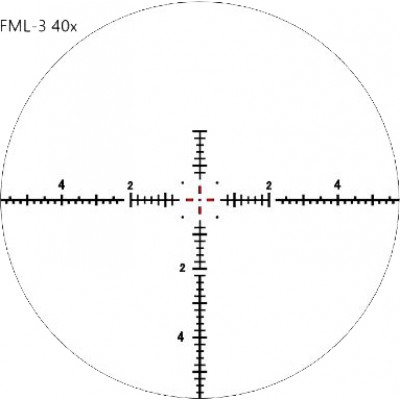Прицел оптический March Genesis 4x-40x52 сетка FML-3 с подсветкой