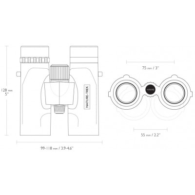 Бинокль Hawke Nature-Trek 10х32 ц: зеленый