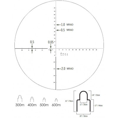 Монокуляр Vortex SOLO® R/T 8х36 з далекомірної сіткою MRAD