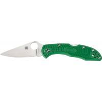 Ніж Spyderco Delica4 Flat Ground Green