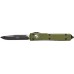 Ніж Microtech Ultratech Drop Point Black Blade. Колір: od green