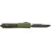 Ніж Microtech Ultratech Drop Point Black Blade. Колір: od green