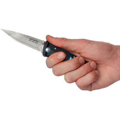 Нож Mcusta Katana. Черный/синий