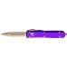 Ніж Microtech Ultratech Double Edge Bronze. Purple