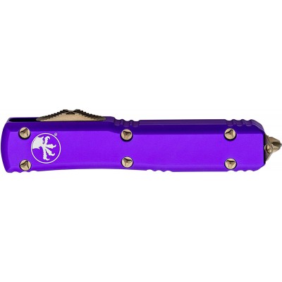 Ніж Microtech Ultratech Double Edge Bronze. Purple