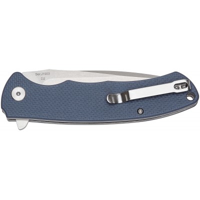 Нож CJRB Taiga G10 Gray-blue