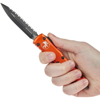 Ніж Microtech Ultratech DE Black Blade FS. Orange