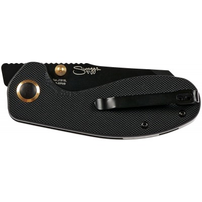 Ніж CJRB Maileah Large Black Blade Black