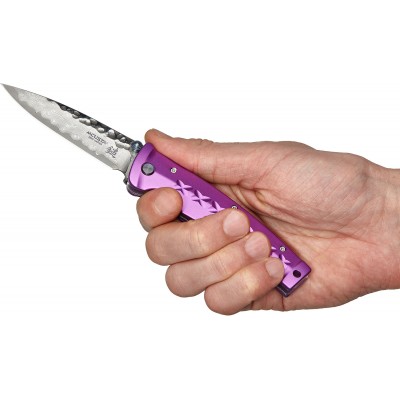 Нож MCUSTA Fusion Damascus. Пурпурный