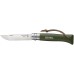 Нож Opinel Trekking №8 Inox. Цвет - зеленый