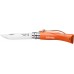 Нож Opinel №7 Inox Trekking оранжевый