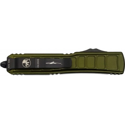 Нож Microtech Ultratech II Stepside Double Edge BB Signature Series. Ц: OD green