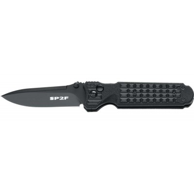 Нож Fox FKMD Predator II - 2F Black Half Serrated
