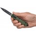 Нож Microtech Dirac DE Black Blade. Цвет: olive green