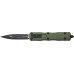 Нож Microtech Dirac DE Black Blade. Цвет: olive green