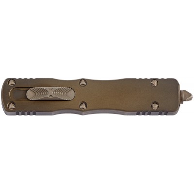 Ніж Microtech DIrac Double Edge Bronze Apocalyptic FS Antique Bronze Signature Series