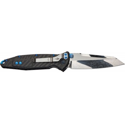 Ніж Microtech Marfione Custom Socom Elite Cracked Ice CF Blue HW