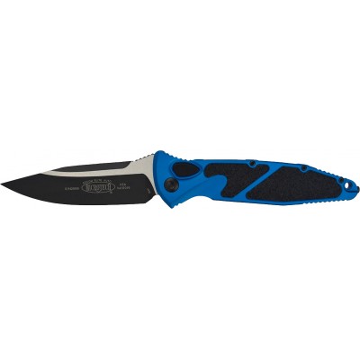 Ніж Microtech Socom Elite Auto Drop Point Black Blade. Ц: blue