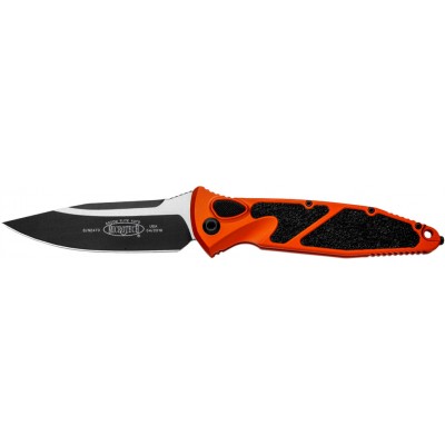 Ніж Microtech Socom Elite Auto Drop Point Black Blade. Ц:orange