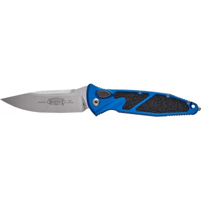 Нож Microtech Socom Elite Auto Drop Point Stonewash. Цвет: blue